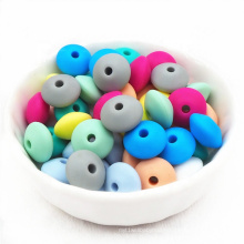 Wholesale Non Toxic Teething Diy Soft Bulks Natural Pacifier Clip Baby Bpa Free Food Grade Teether Kit Abacus Silicone Bead